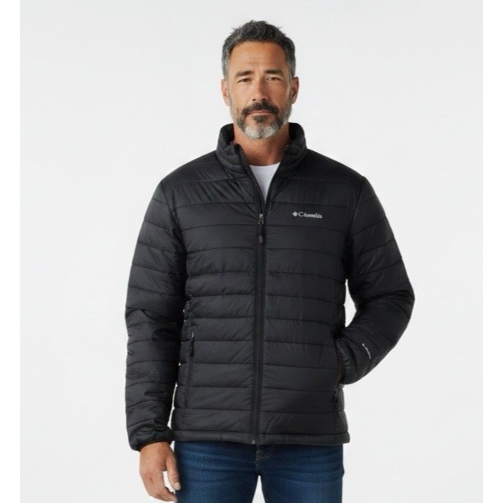 Columbia Men's 3XT Tall 590 TurboDown Voodoo Falls Puffer Jacket Black EUC